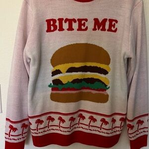 In N Out Bite Me Ugly Christmas Sweater